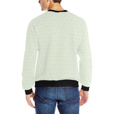 Cucumber pattern background Men's Crew Neck Sweatshirt