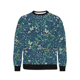 butterfly leaves pattern Men's Crew Neck Sweatshirt