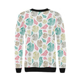 Colorful shell pattern Women's Crew Neck Sweatshirt