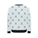 nautical steering wheel chain Men's Crew Neck Sweatshirt