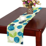 blueberry flower pattern Table Runner