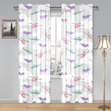 Helicopter plane pattern Gauze Curtain