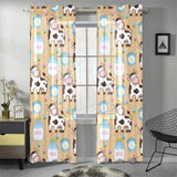 Cow bottle of milk pattern Gauze Curtain