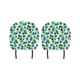 blueberry flower pattern Car Headrest Cover