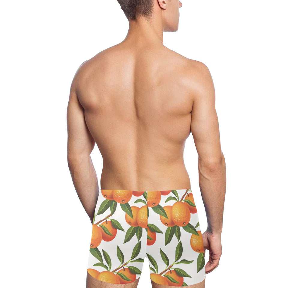 Oranges pattern background Men's Swimming Trunks