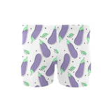 Eggplant Pattern Print Design 05 Men's Swimming Trunks
