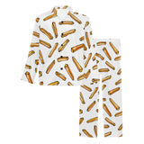 French fries potato pattern Men's Long Pajama Set