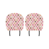 Colorful donut pattern Car Headrest Cover