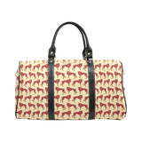 Greyhound Pattern Print Design 04 Travel Bag