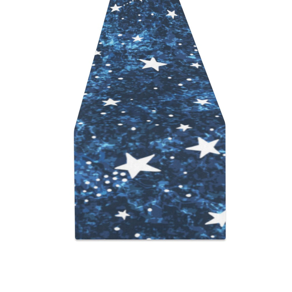 Night sky star pattern Table Runner