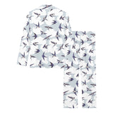 Swallow Pattern Print Design 05 Women's Long Pajama Set