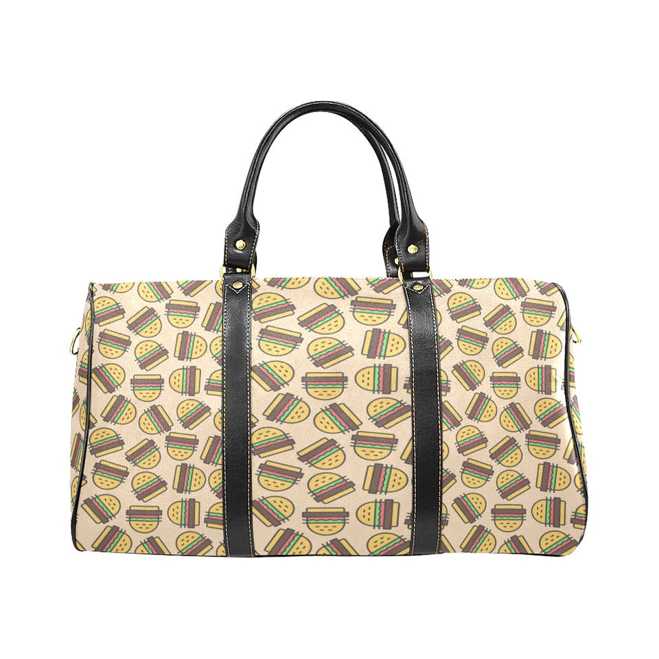 Hamburger Pattern Print Design 01 Travel Bag