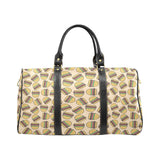 Hamburger Pattern Print Design 01 Travel Bag