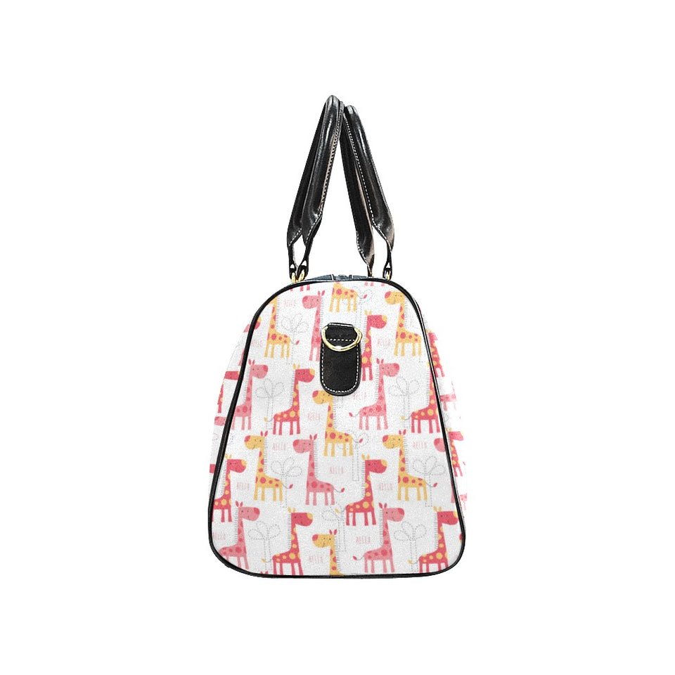 Giraffe Pattern Print Design 03 Travel Bag