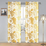 Gold grape pattern Gauze Curtain
