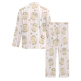 cute owl leaf Men's Long Pajama Set