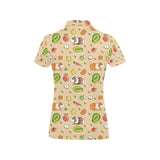 Guinea Pig Pattern Print Design 05 Women's All Over Print Polo Shirt