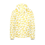 Potato Chips Pattern Print Design 02 Kids' Boys' Girls' Padded Hooded Jacket