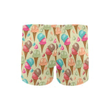 Colorful ice cream pattern Men's Swimming Trunks