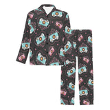 Camera Pattern Print Design 04 Men's Long Pajama Set