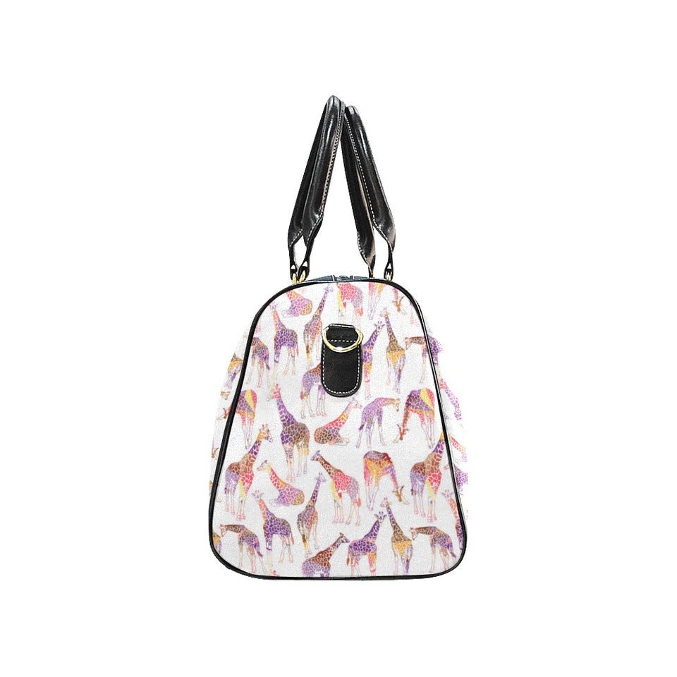 Giraffe Pattern Print Design 02 Travel Bag