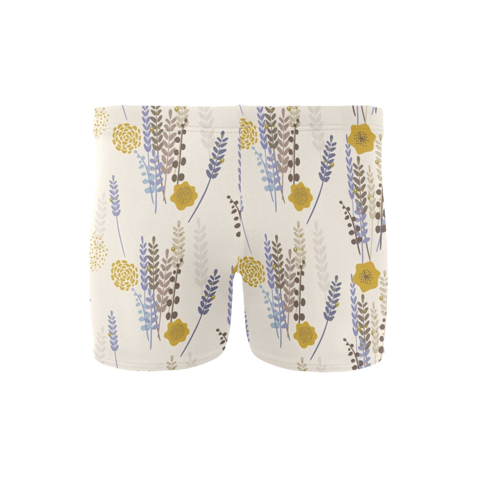 Lavender modern pattern blackground Men's Swimming Trunks
