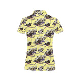 Ostrich Pattern Print Design 04 Women's All Over Print Polo Shirt