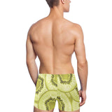 Sliced kiwi pattern Men's Swimming Trunks