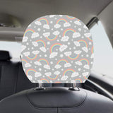 Cute rainbow clound star pattern Car Headrest Cover