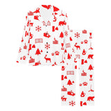 Canada Pattern Print Design 04 Women's Long Pajama Set