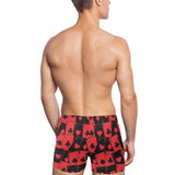 Casino Cards Suits Pattern Print Design 02 Men's Swimming Trunks