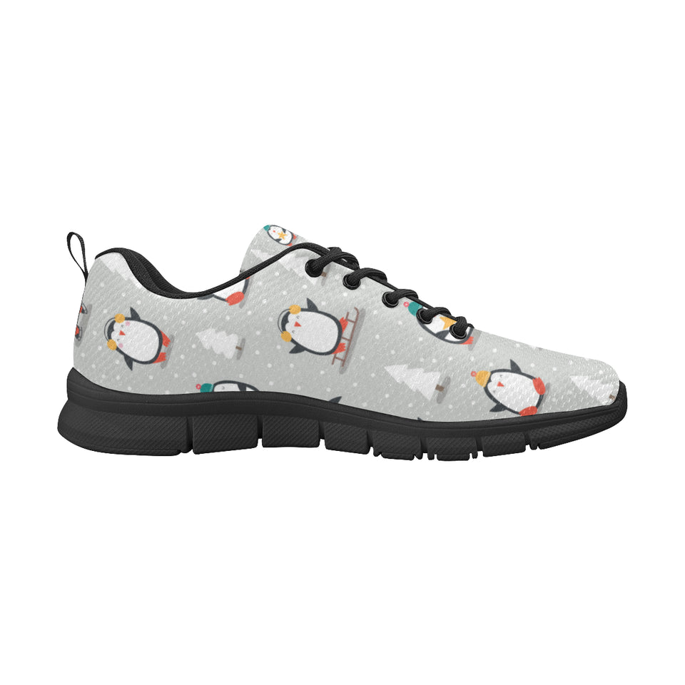 Cute Penguin christmas pattern Women's Sneaker Shoes