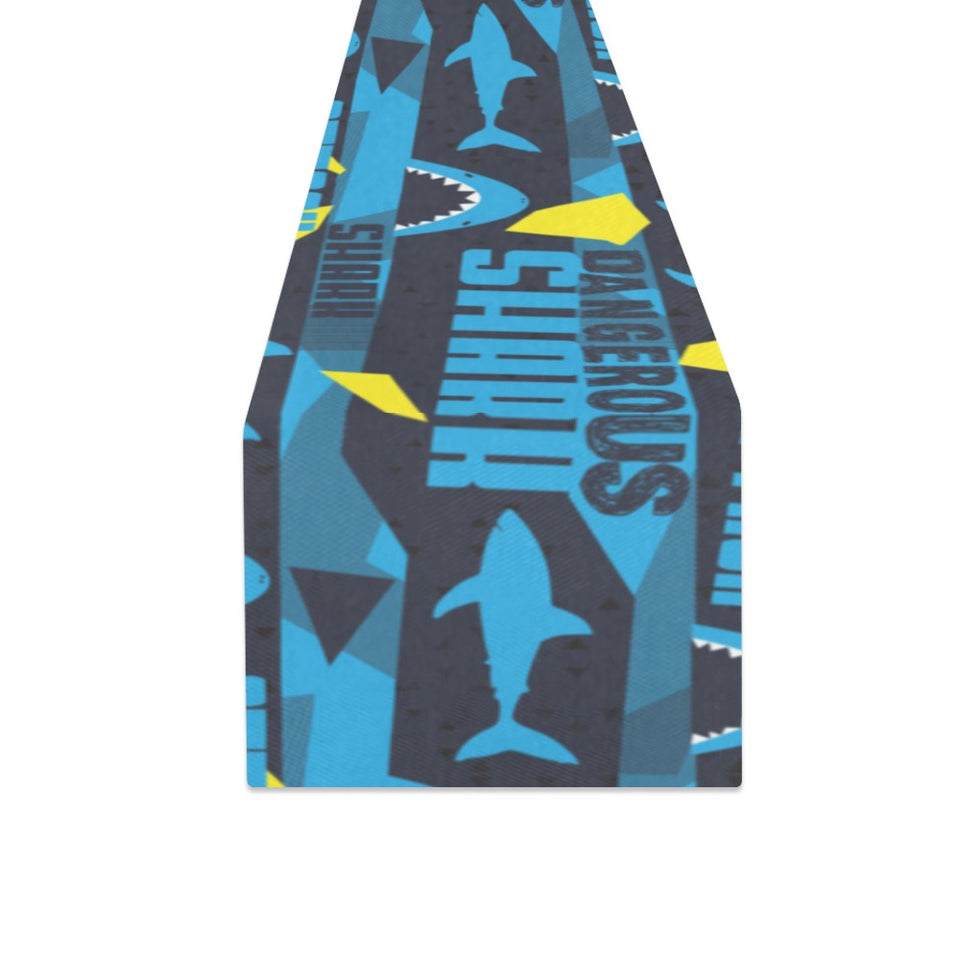Shark dangerous Table Runner
