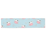 Cute cow flower pattern Table Runner