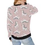 Cute zebra pattern Women's Crew Neck Sweatshirt