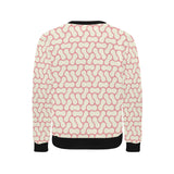 peanuts texture pattern Men's Crew Neck Sweatshirt