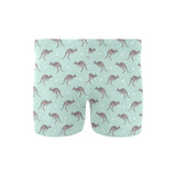Kangaroo pattern background Men's Swimming Trunks