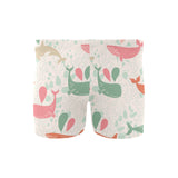 Cute whale pattern Men's Swimming Trunks