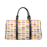 Hippopotamus Pattern Print Design 01 Travel Bag