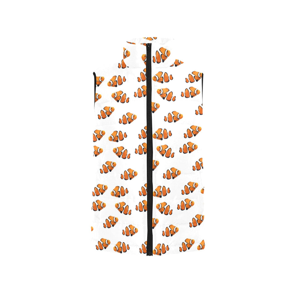 Clown Fish Pattern Print Design 03 Men's Padded Vest