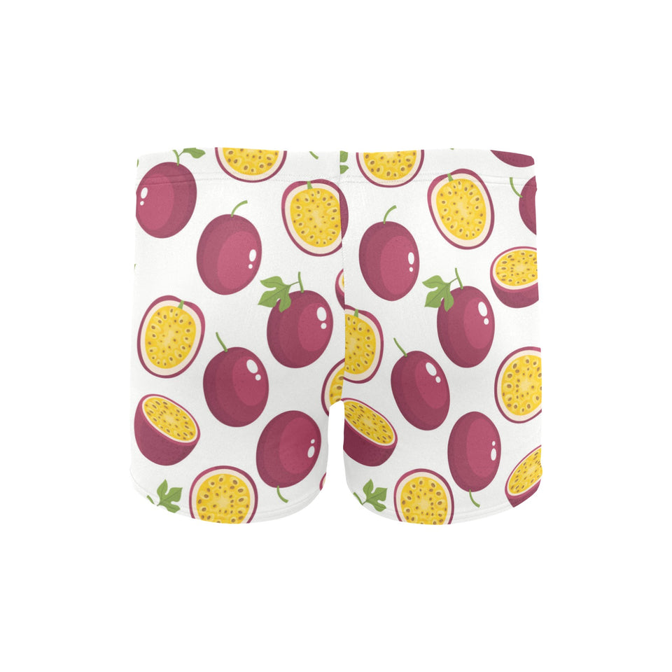 Passion fruit design pattern Men's Swimming Trunks