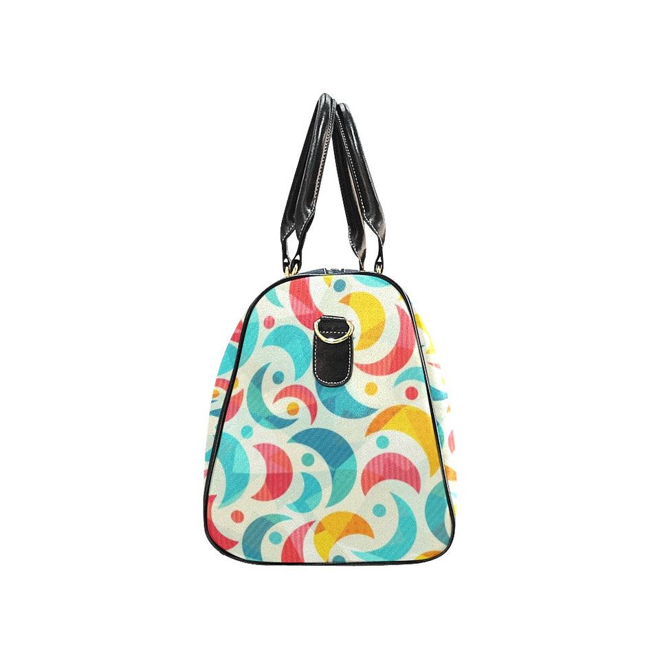 Colorful moon pattern Travel Bag