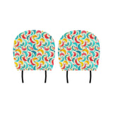 Colorful moon pattern Car Headrest Cover