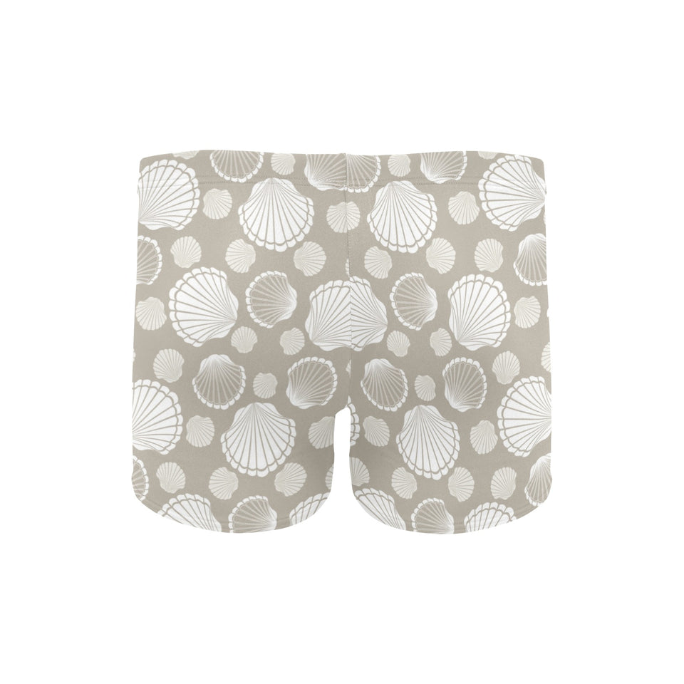 Scallop shell pattern Men's Swimming Trunks