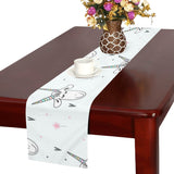 Cute goat design pattern Table Runner