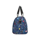 Music Notes Pattern Print Design 03 Travel Bag