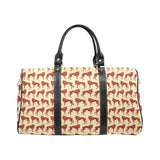 Greyhound Pattern Print Design 04 Travel Bag
