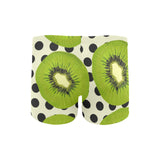 kiwi black dot background Men's Swimming Trunks