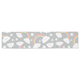 Cute rainbow clound star pattern Table Runner