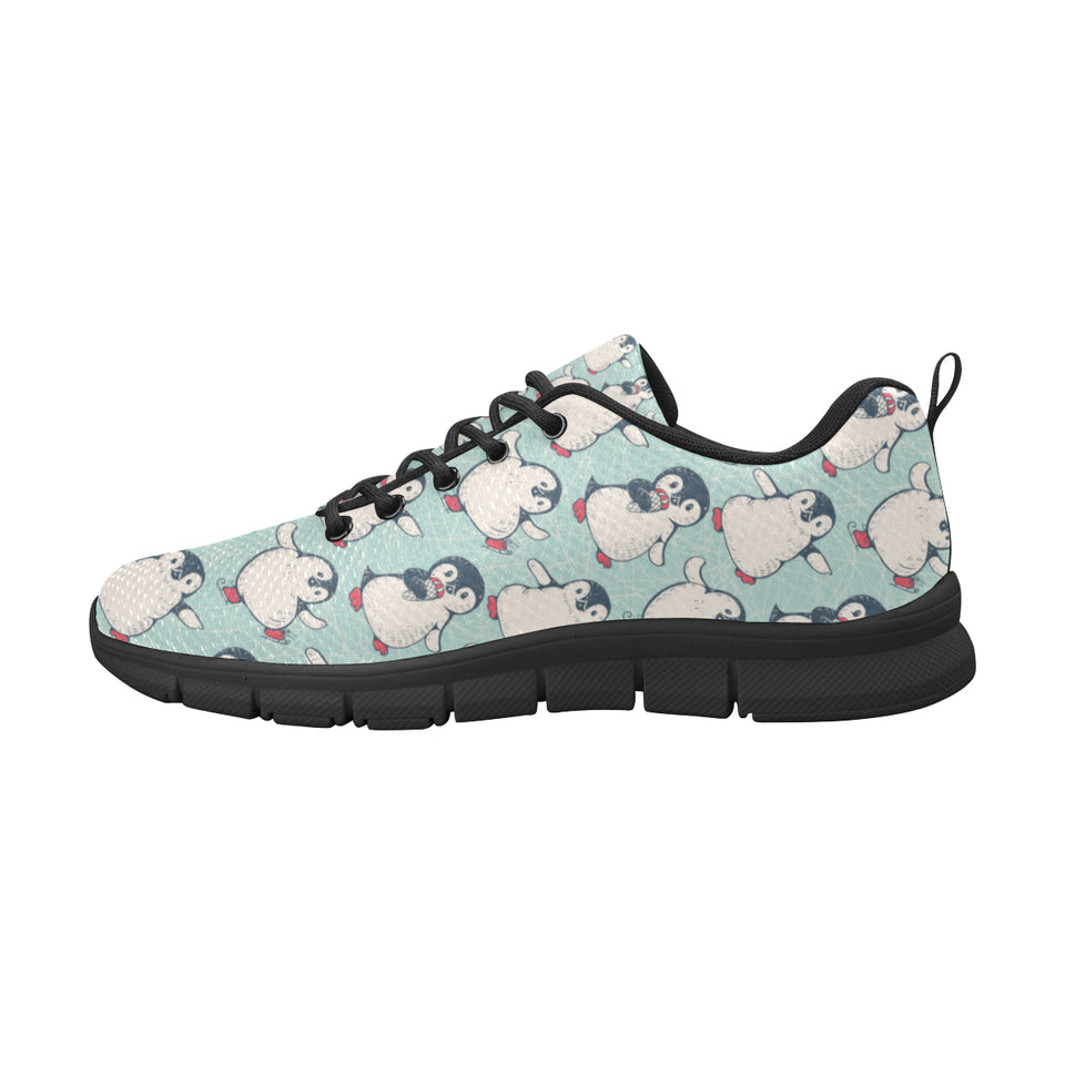 Cute Penguin pattern Women's Sneaker Shoes